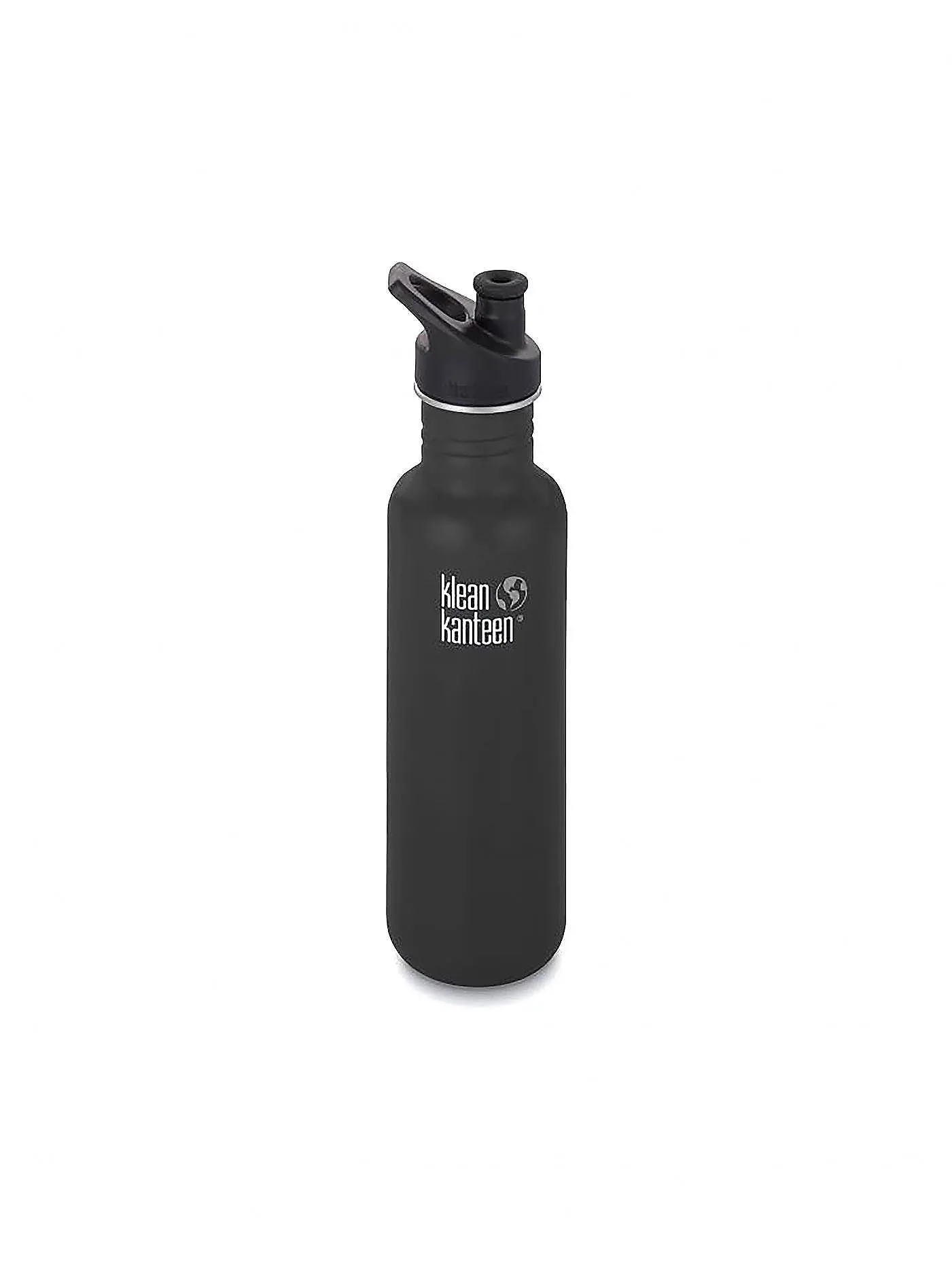 KLEAN KANTEEN | Edelstahl Trinkflasche Classic 800ml Sport Cap Black | 